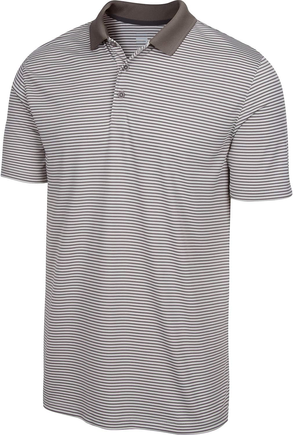 Quick Dry Golf Shirts for Men - Moisture Wicking Short-Sleeve Casual Polo Shirt